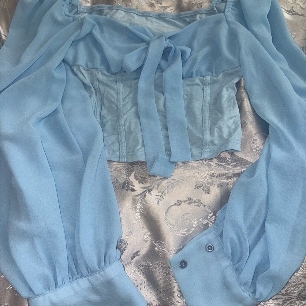 SHEIN‎ Sky Blue Casual Top